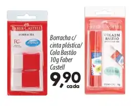 Asun Borracha c/ cinta plástica/ Cola Bastão Faber Castell oferta