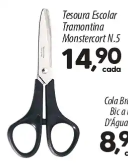 Asun Tesoura Escolar Tramontina Monstercort N.5 oferta