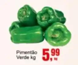 Negreiros Pimentão Verde oferta