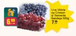Negreiros Uva Vitória ou Crinson s/ Semente Bandeja oferta