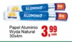Negreiros Papel Aluminio Wyda Natural 30x4m oferta