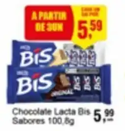 Negreiros Chocolate Lacta Bis Sabores oferta