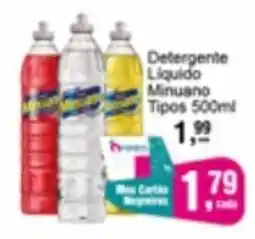 Negreiros Detergente Liquido Minuano Tipos oferta
