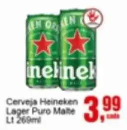 Negreiros Cerveja Heineken Lager Puro Malte oferta