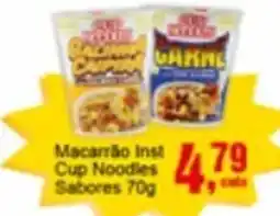 Negreiros Macarrão Inst Cup Noodles Sabores oferta