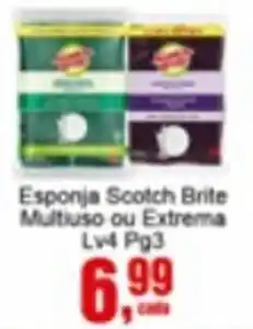 Negreiros Esponja Scotch Brite Multiuso ou Extrema oferta