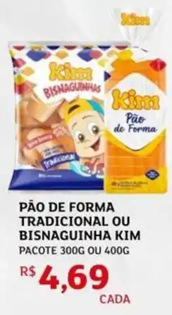 Assaí Atacadista Pão de forma tradicional ou bisnaguinha kim oferta