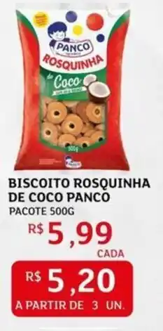 Assaí Atacadista Biscoito rosquinha de coco panco pacote oferta