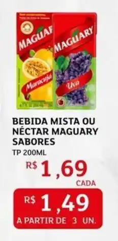 Assaí Atacadista Bebida mista ou nectar maguary sabores oferta
