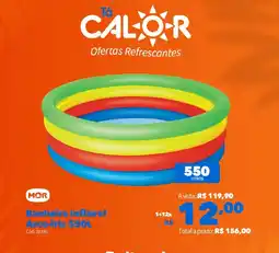 Deltasul MOR Banheira Inflável Arco-Íris oferta
