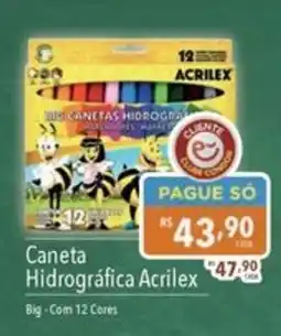 Supermercados Condor Caneta Hidrográfica Acrilex oferta