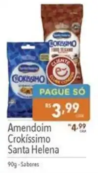 Supermercados Condor Amendoim Crokíssimo Santa Helena oferta