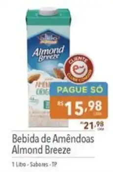Supermercados Condor Bebida de Amêndoas Almond Breeze oferta