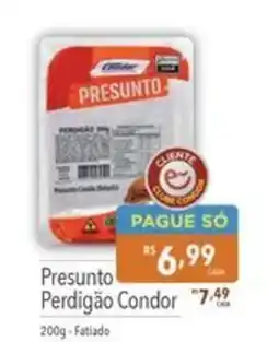 Supermercados Condor Presunto Perdigão Condor oferta