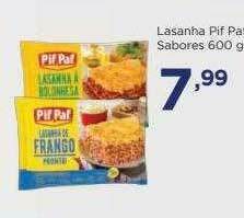 Apoio Mineiro Lasanha Pif Paf Sabores oferta