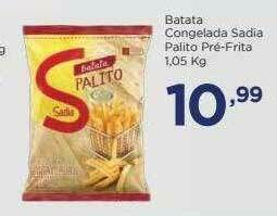 Apoio Mineiro Batata Congelada Sadia Palito Pré-frita oferta