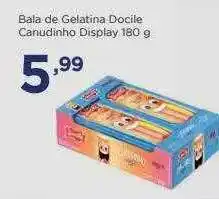 Bala De Gelatina Docile Canudinho Display