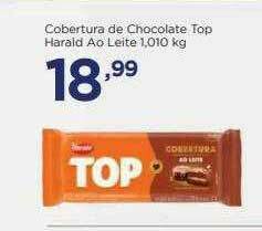 Apoio Mineiro Cobertura De Chocolate Top Harald Ao Leite oferta