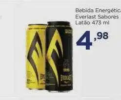 Apoio Mineiro Bebida Energético Everlast Sabores oferta
