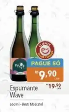 Supermercados Condor Espumante Wave oferta