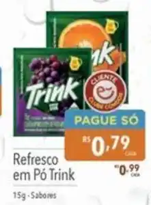 Supermercados Condor Refresco em Pó Trink oferta