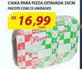 Assaí Atacadista Caixa Para Pizza Oitavada 35cm oferta