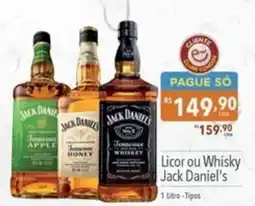 Supermercados Condor Licor ou Whisky Jack Daniel's oferta