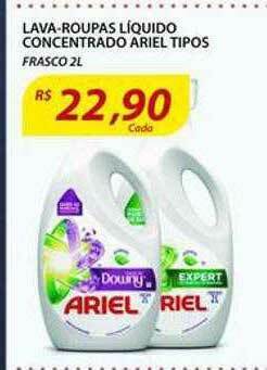 Assaí Atacadista Lava-roupas Liquido Concentrado Ariel Tipos oferta