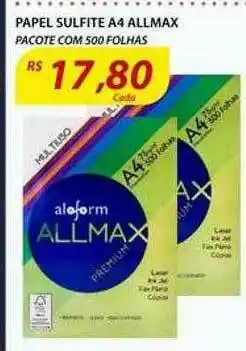 Assaí Atacadista Papel Sulfite A4 Allmax oferta