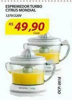 Assaí Atacadista Espremedor Turbo Citrus Mondial oferta