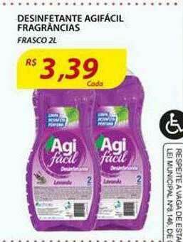Assaí Atacadista Desinfetante Agifácil Fragrâncias oferta