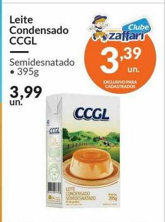 Zaffari Leite Condensado Ccgl oferta