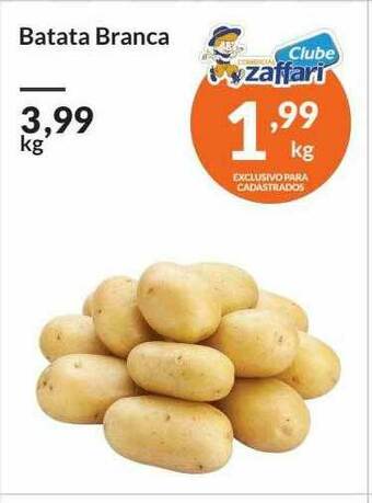 Zaffari Batata Branca oferta
