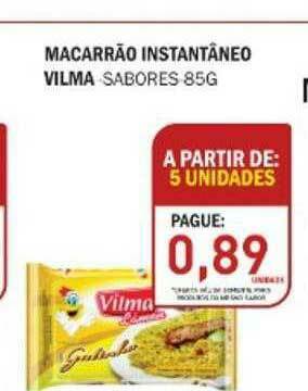 Decisão Atacarejo Macarrão Instantâneo Vilma oferta