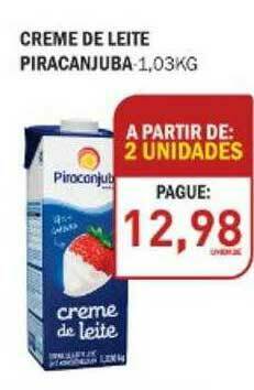 Decisão Atacarejo Creme De Leite Piracanjuba oferta