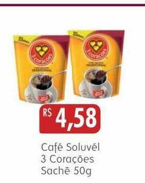 Epa Café Soluvél 3 Corações oferta