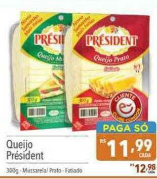 Supermercados Condor Queijo Président oferta