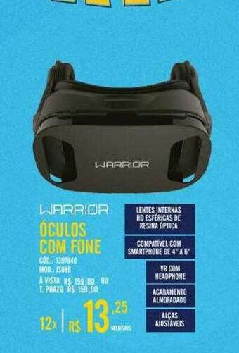 Zema Warrior óculos Com Fone oferta