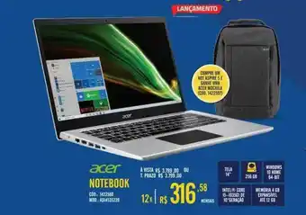 Zema Acer Notebook A514535239 oferta