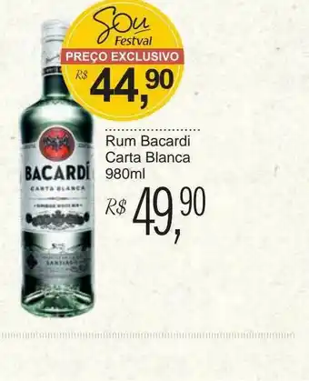 Rum Bacardi Carta Blanca