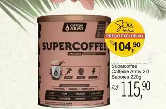 Festval Supercoffee Caffeine Army 2.0 Sabores oferta