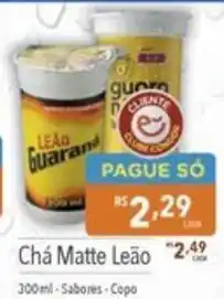 Supermercados Condor Chá Matte Leão oferta