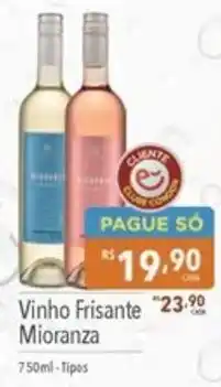 Supermercados Condor Vinho Frisante Mioranza oferta