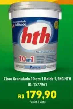 Amoedo Cloro Granulado 10 em 1 Balde HTH oferta