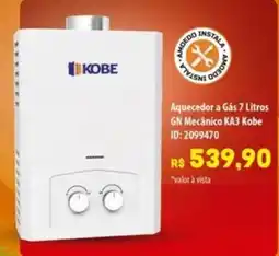 Amoedo Aquecedor a Gás GN Mecânico KA3 Kobe oferta
