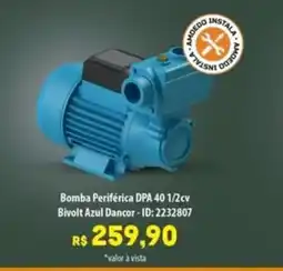 Amoedo Bomba Periférica DPA 40 1/2cv Bivolt Azul Dancor oferta