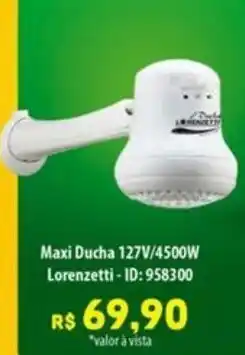 Amoedo Maxi Ducha 127V/4500W Lorenzetti oferta