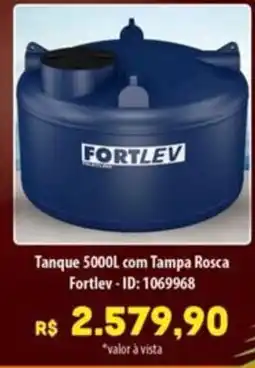 Amoedo Tanque com Tampa Rosca Fortlev oferta