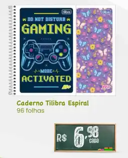 Ultrabox Caderno Tilibra Espiral oferta