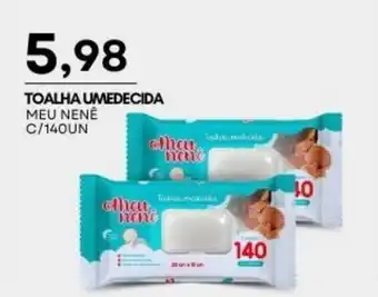 Toalha umedecida meu nenê